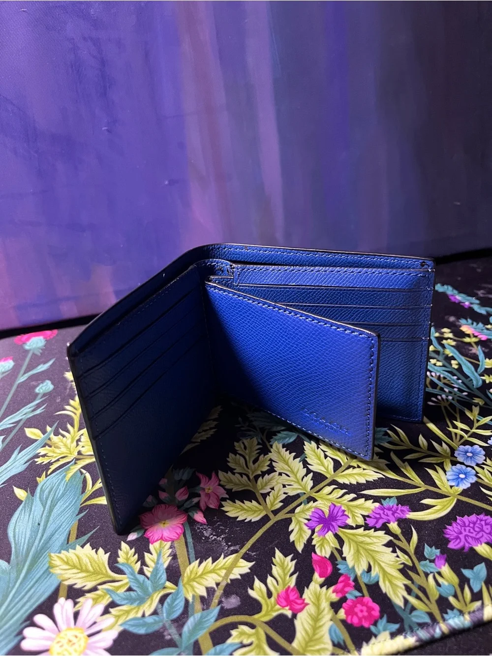 Coach Sport Blue 3 in 1 Bifold Wallet